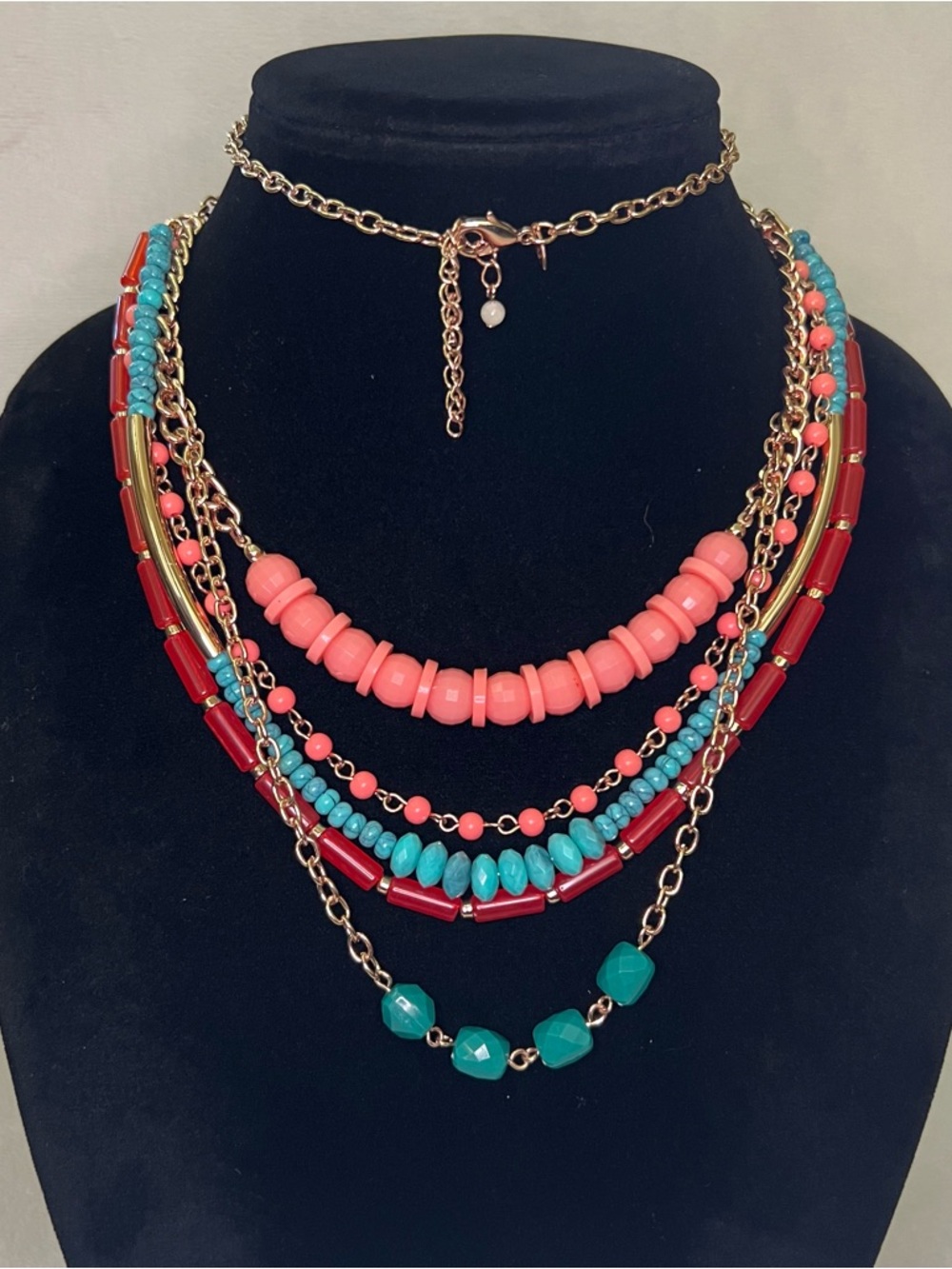 Vintage SHB Multi-Strand Necklace